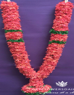 Pooja Flowers - Vrikshi Flower Garland