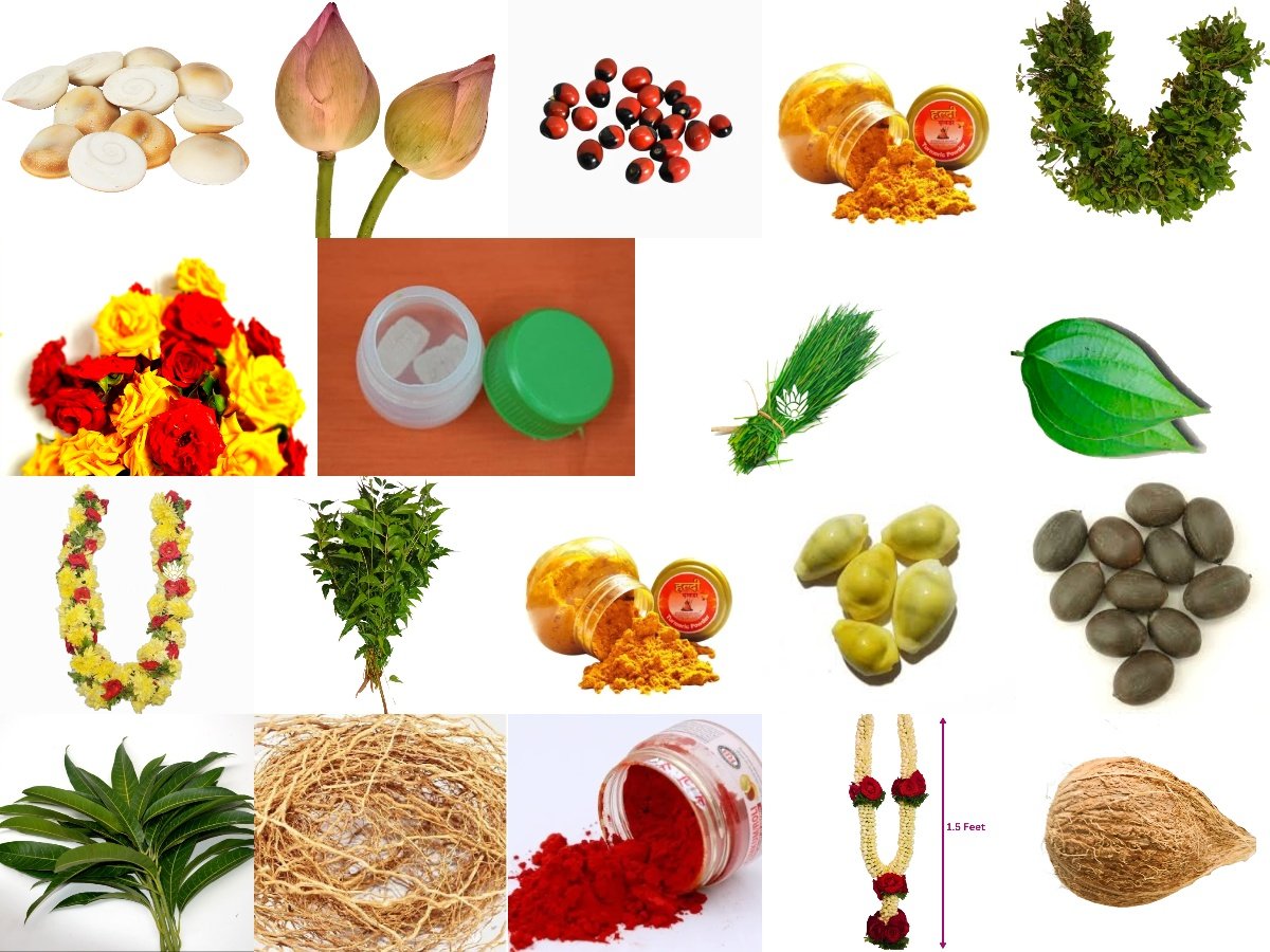 Sri Lakshmi Pooja Blessings Pack - GetFlowersDaily Sri Lakshmi Pooja Blessings Pack - GetFlowersDaily