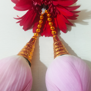 Pink Lotus & Gerbera (Yellow & Red) Garland