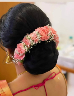 Pink Carnation and Gypsy Flower Veni - GetFlowersDaily
