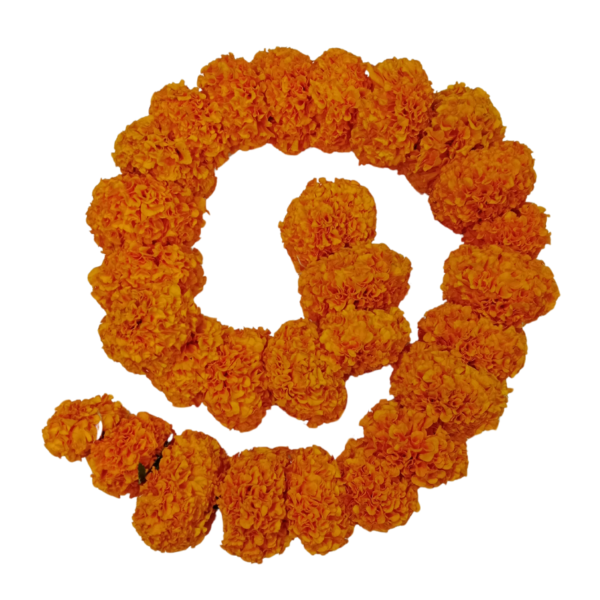 GetFlowersDaily - Marigold Orange String - 120cm