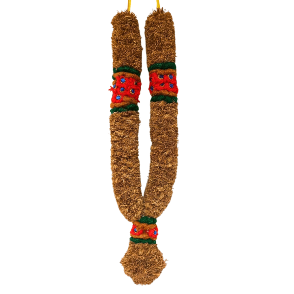 Vetiver Garland - Orange Border - 2ft
