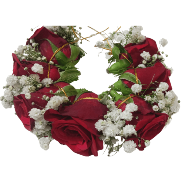 Red Rose with Gypsy Veni - 25cm