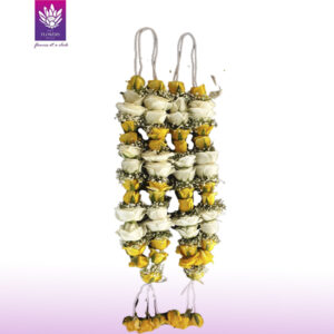 Yellow & White Rosebud Garland