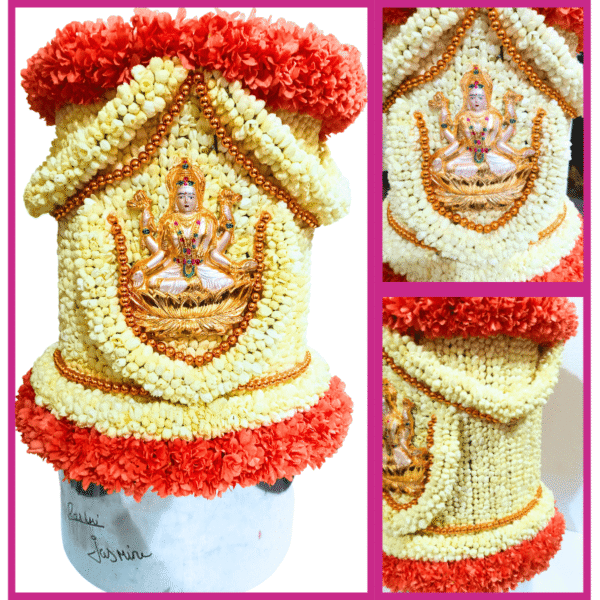 Jasmine & Kangambaram Lakshmi Deepam - 1ft