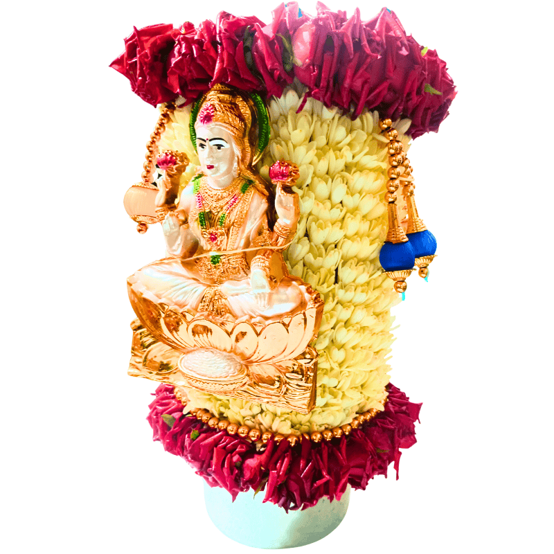 Tuberose & Mearble Rose Lakshmi Deepam - 1.5ft