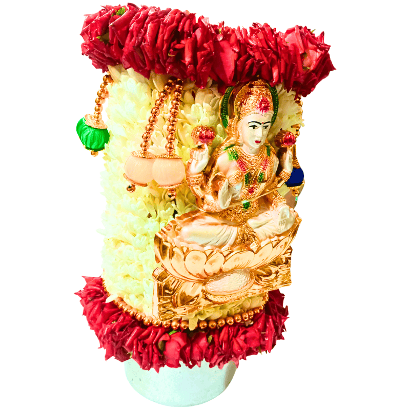 Tuberose & Mearble Rose Lakshmi Deepam - 1.5ft