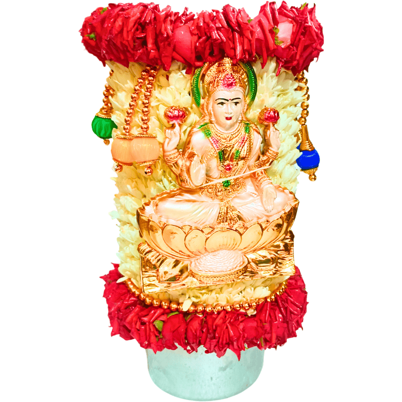 Tuberose & Mearble Rose Lakshmi Deepam - 1.5ft
