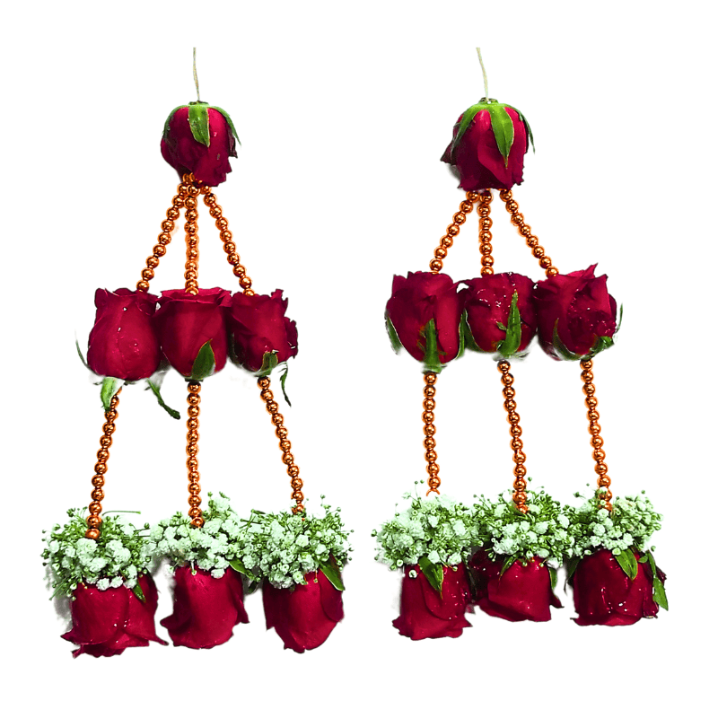 Red Rose with Gypsy Hanging Set