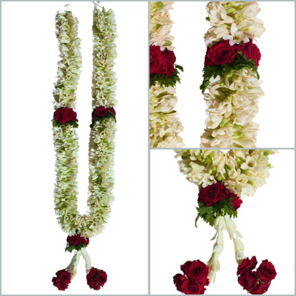 Tuberose Needle Garland 1.5ft - GetFlowersDaily
