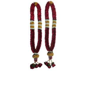 https://GetflowersDaily.com/wp-content/uploads/2025/12/Signature-Red-Golden-Beads-Garland-–-2.5-ft.png