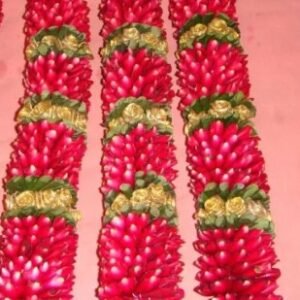 Fresh Rose Petals Dindu (25cm Length) – 1 Dindu