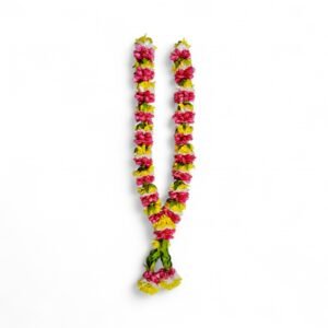 Pink Oleander with Yellow, White Chrysanthemum & M