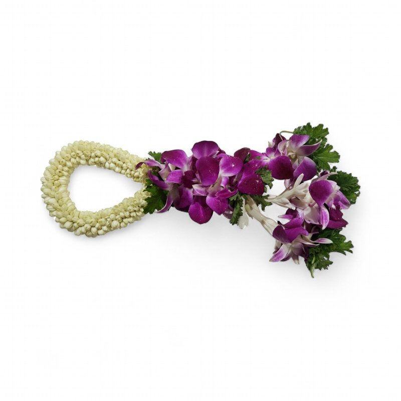 Jasmine Orchid Garland (2.5ft) - 1Pair Jasmine Orchid Garland (2.5ft) - 1Pair
