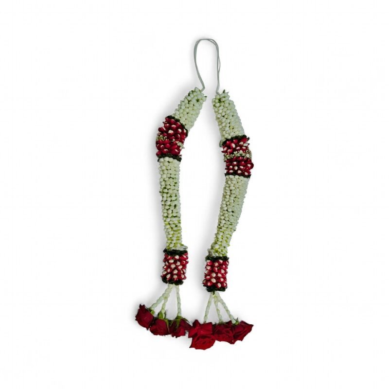 Nandhavanam Jasmine with Red Rose Petals Thomala -