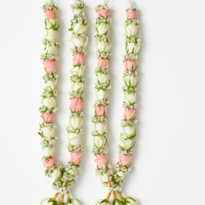 Pink and White Rose Garland - GetFlowersDaily