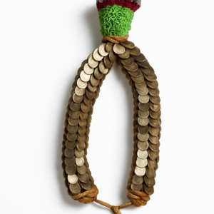 Coin (Rs.5) Garland with Green Border - 1.5ft