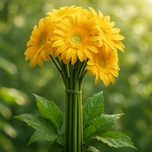 Yellow Gerbera - 5 Stems