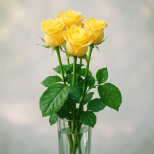 Yellow Rose - 5 Stems