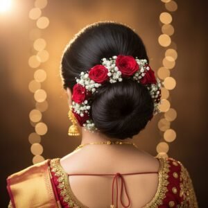 Red Rose with Gypsy Veni - 25cm