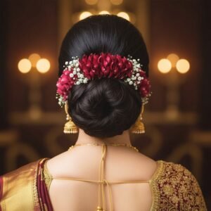 Rose Gypsy Gajra – 25cm Length
