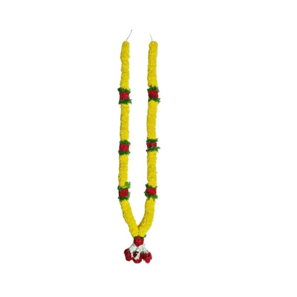 Yellow Chrysanthemum Needle Garland – 4ft