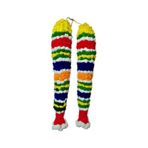 Multi Color Woolen Grand Thomala (0.75ft Width) - 4ft