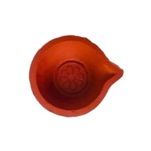 Earthen Clay Diyas (2" Width) - 12 Nos